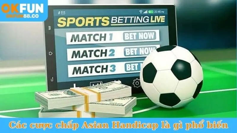 Các cược chấp Asian Handicap là gì phổ biến