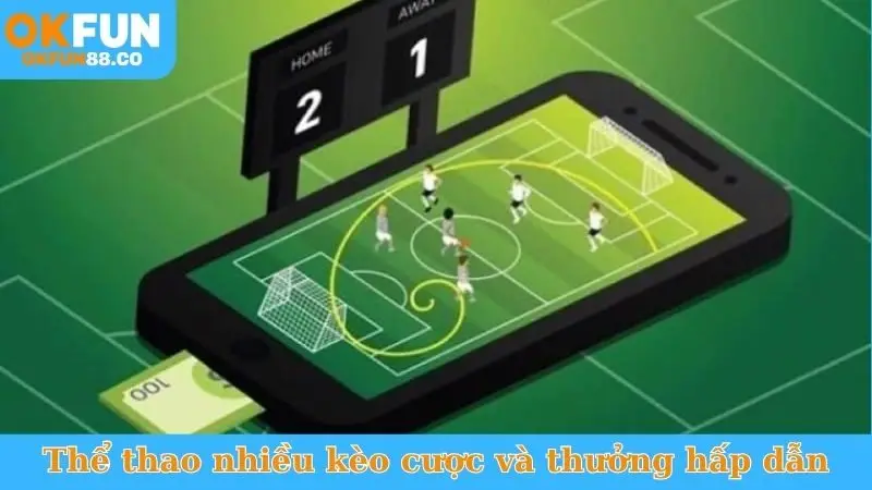 Thể thao nhiều kèo cược và mức thưởng hấp dẫn